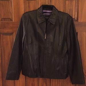 Colebrook & Co boys leather jacket